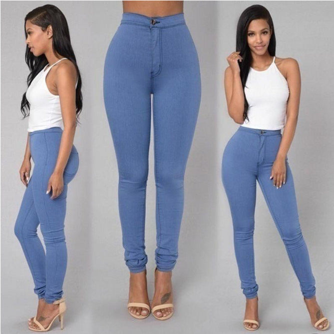 Casual Pants High Waist Stretch Trouser